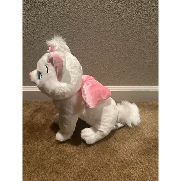 NWOT Disney Aristocats Marie Plush White Cat Stuffed Animal Toy 18" Kitten Bow - Picture 7 of 10